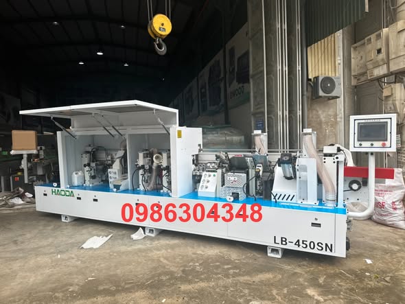 MÁY DÁN CẠNH 7 CHỨC NĂNG HAODA 450SN – DÁN VÁT 45 ĐỘ CHUẨN XƯỞNG CAO CẤP