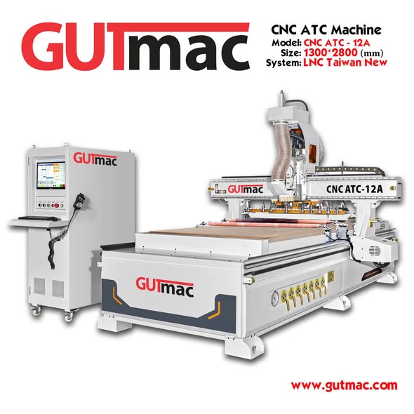 CNC Gutmac 1 đầu thay 12 dao tự động mới giá tốt