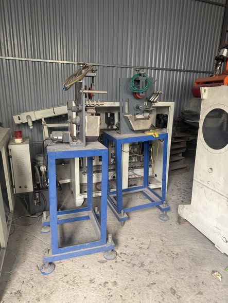 Máy đùn dây đai pp đầu khuôn ra 4 sợi Mới 98%