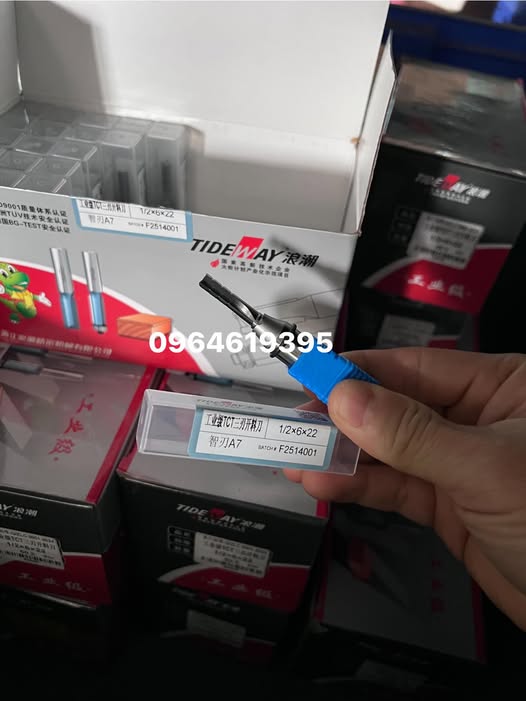 Mũi cắt 3 me có khứa phi 6 dài 22 TideWay