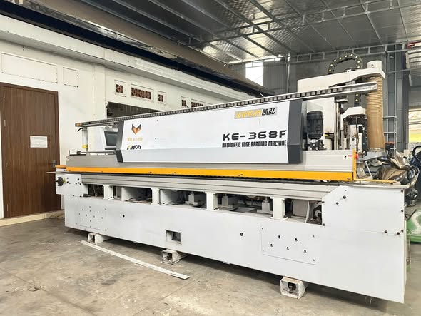 Máy dán cạnh 6 chức năng hãng KE-368F hàng cực ổn định – ra sản phẩm siêu nét.