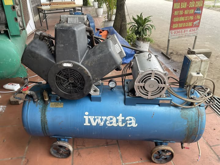 nén khí nhật bãi iwata 11kw siêu nạp áp