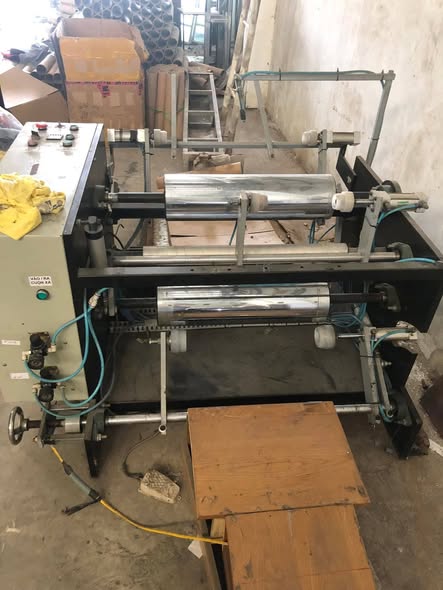 Thanh lý máy sang cuộn PE khổ 50 cm