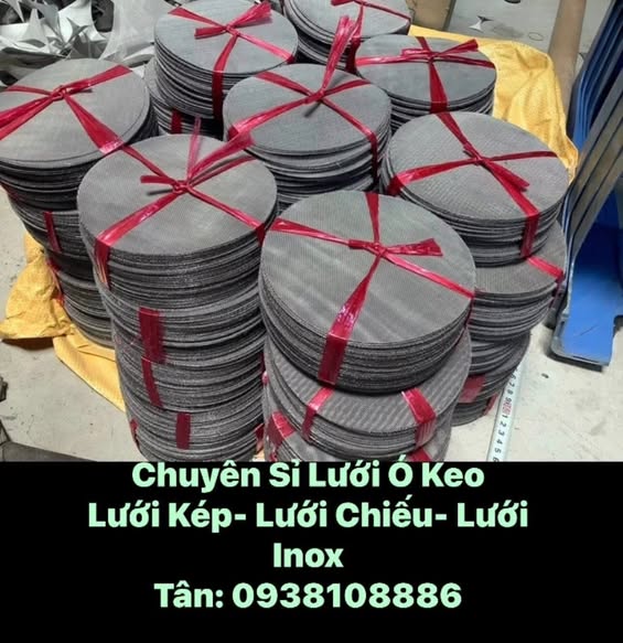 LƯỚI INOX-LƯỚI KÉP(LƯỚI CHIẾU) Ó KEO LỌC NHỰA ĐỦ KÍCH THƯỚC