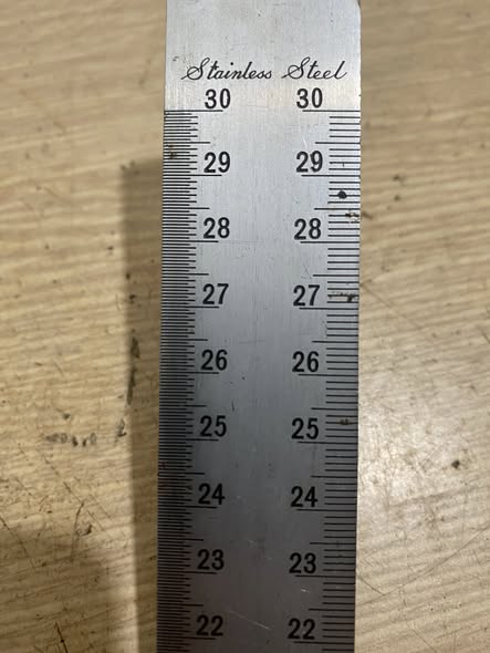 Thước lá 300, bản dầy 3ly