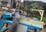 Máy đùn bọc pvc đã có tại bãi.