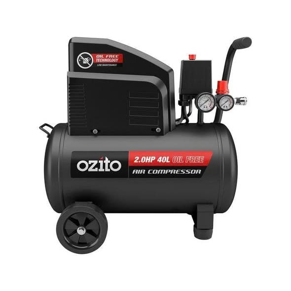 MÁY NÉN KHÍ KHÔNG DẦU 40 LÍT OZITO NHẬP ÚC. HÀNG MỚI.
