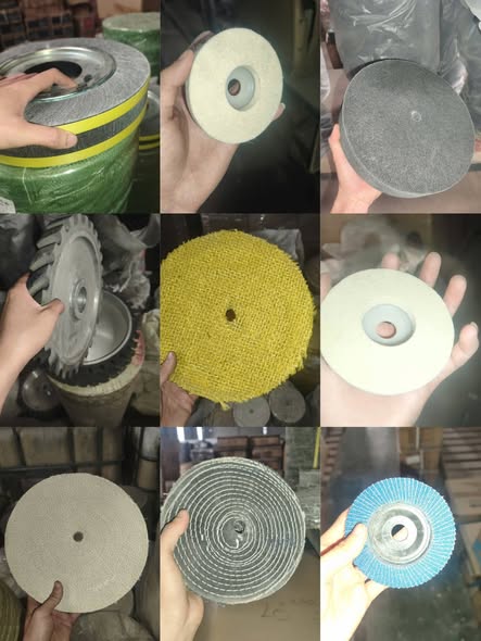 Bên em có các vật liệu đánh bóng, mai mòn, gia công các bề mặt gỗ, kim loại ạ
