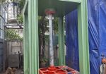 Em thanh lý 1 máy bằm 22kw 1 máy ép kiện