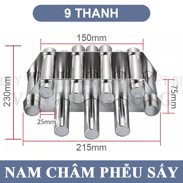 NAM CHÂM phễu nhựa.