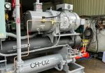 Chiller Mitsubishi 80hp mái nén trục vít 60kw làm lạnh nước
