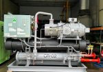 Chiller Mitsubishi 80hp mái nén trục vít 60kw làm lạnh nước