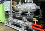 Chiller Mitsubishi 80hp mái nén trục vít 60kw làm lạnh nước