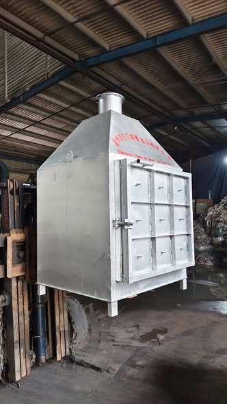 Lò đốt lưới lọc nhựa không khói