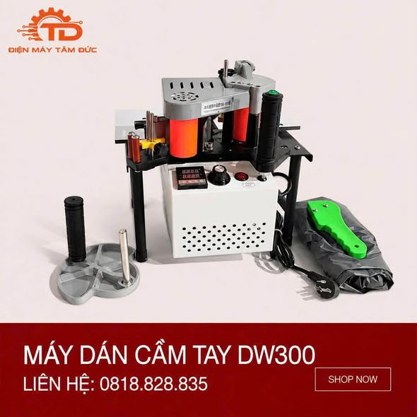 MÁY DÁN CẠNH CẦM TAY DW300 – NHỎ GỌN, DỄ SỬ DỤNG