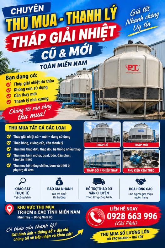 CHUYÊN THU MUA – THANH LÝ KHO LẠNH & THIẾT BỊ KHO LẠNH MIỀN NAM